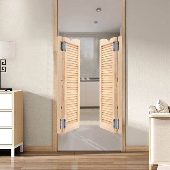 Partition Door, Double Half Door, Double-hinged Partition Door Used In Corridors, Kitchens, Clubs, Libraries, Checkout Counters
