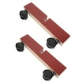 thumbnail image 1 of Partition Screen Partition Shelf Divider Screen Wood Red 29.50X11.00X3.60CM 2 Pcs, 1 of 6