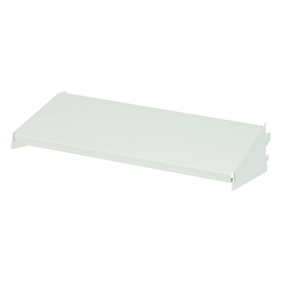 Partition Wall Dust Shelf, 36"W x 12"D, white finish