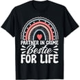 thumbnail image 1 of Partner In Crime Bestie For Life BFF Best Friends Bestie T-Shirt, 1 of 4