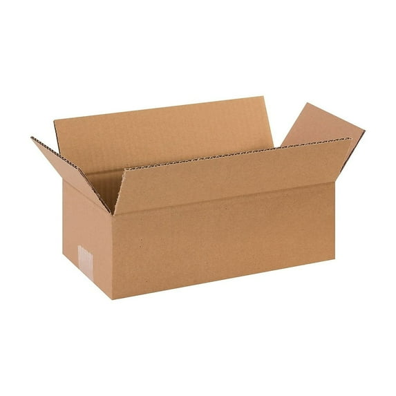 Partners Brand 1254 Brown 4" x 12" Corrugated Boxes 25/Bundle