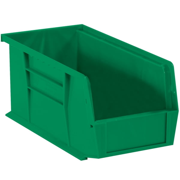 Heavy-duty stackable storage bin; 8-1/4 x 6-1/2 x 13-7/8, 8