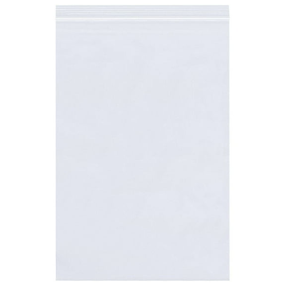 Partners Brand 8" x 24" Reclosable Poly Bags 4 Mil Clear 500/Carton (PB4174)