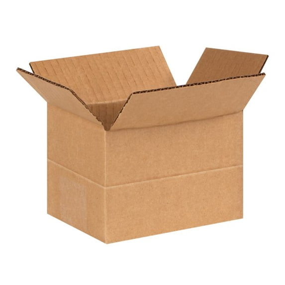 Office Depot® Brand Multi-Depth Corrugated Cartons, 6" x 4" x 4-2", Pack Of 25