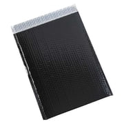 Partners Brand Black Glamour Bubble Mailers 13" x 17 1/2", Pack of 100
