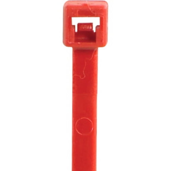 Box Partners Colored Cable Ties 18# 4" Red 1000/Case CT422B
