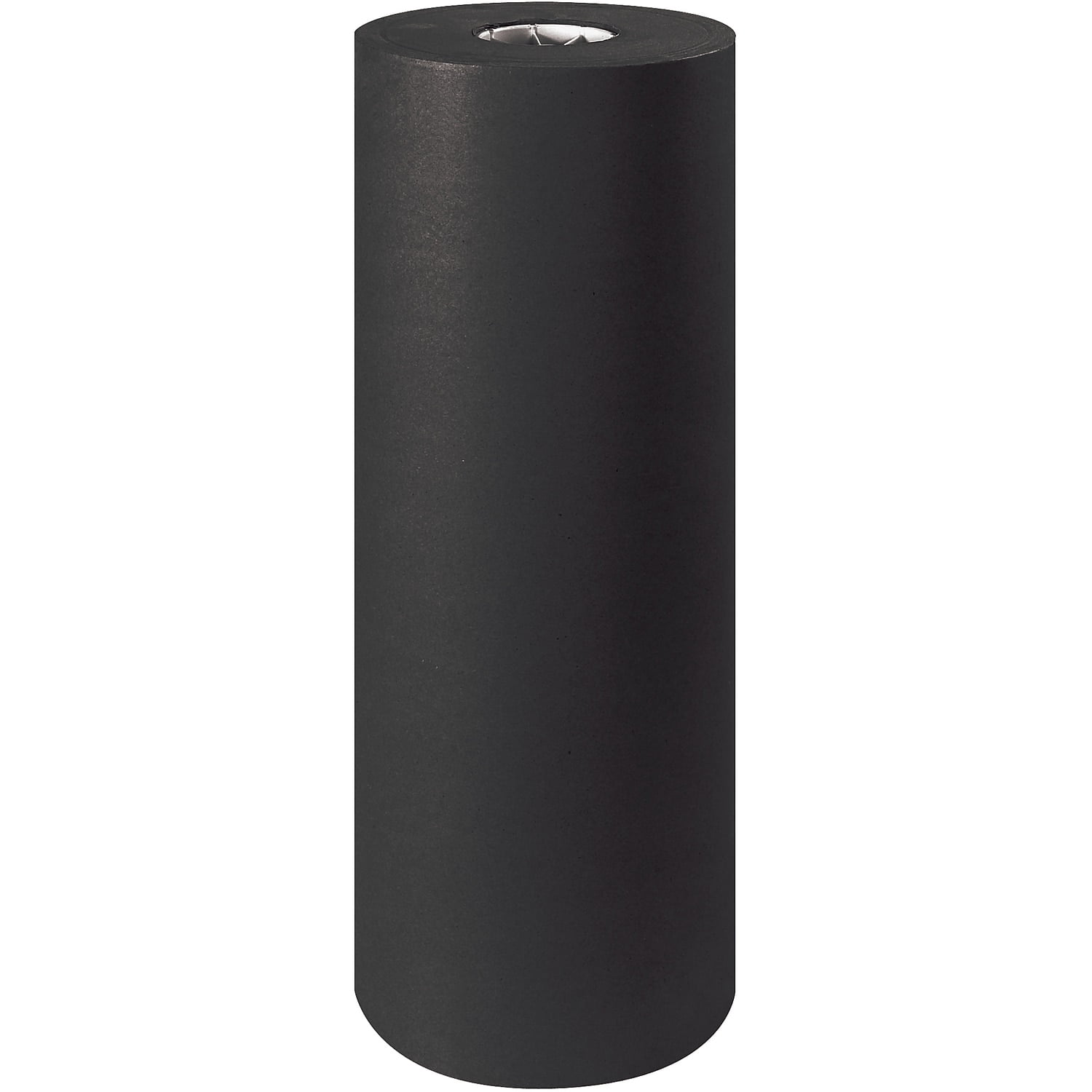 Box Partners Colored Kraft Paper 50# 24" Black 1/Roll KP2450BK