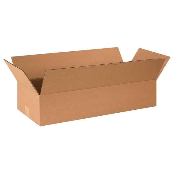 Partners Brand Corrugated Boxes, 24-Inch x 8-Inch x 4-Inch, , 25/Bundle (2484)