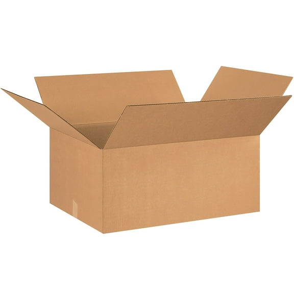 Partners Brand Corrugated Boxes 26" x 22" x 12" Kraft 15/Bundle (262212)