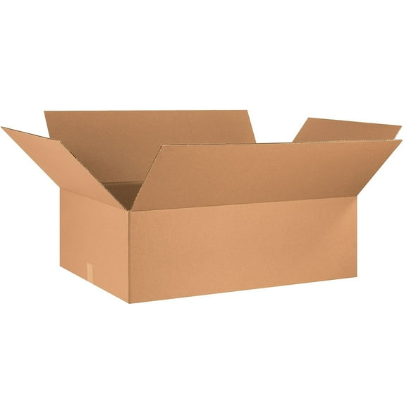Partners Brand Corrugated Boxes 36" x 24" x 10" Kraft 10/Bundle (362410)