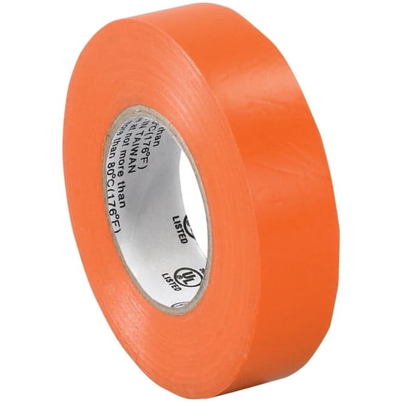 Partners Brand Electrical Tape,3/4"x20 yd.,Orange,PK200 T964618A