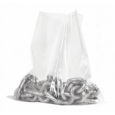 Partners Brand Flat Poly Bag,4 x 8",1 mil,PK1000 PB2220