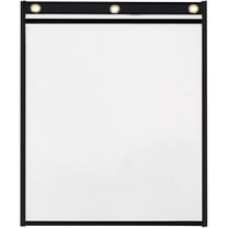 Partners Brand Heavyweight Stitched Job Ticket Holders 9" x 12" Black 15/Case (JTH150)