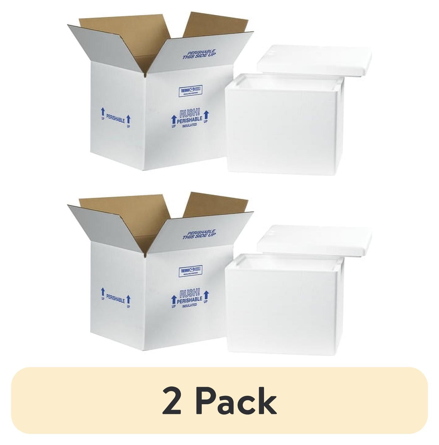 (2 pack) Partners Brand Insulated Shipping Kits, 13 3/4