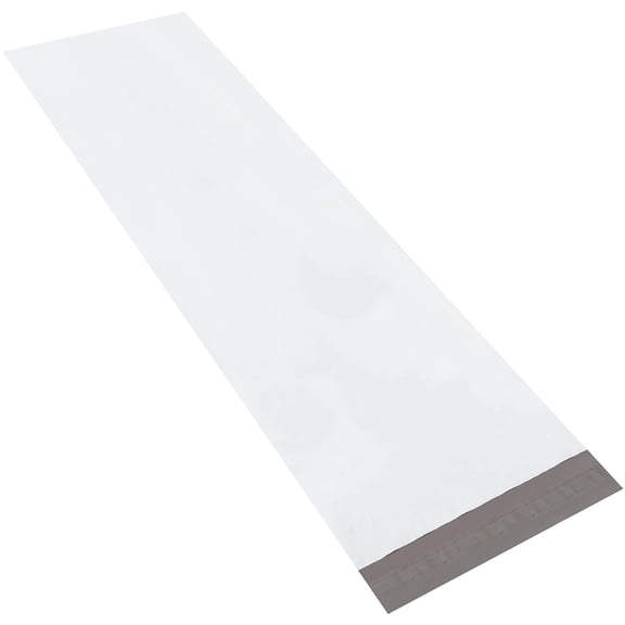 Box Partners Long Poly Mailers 18" x 48" White 25/Case LPM1848