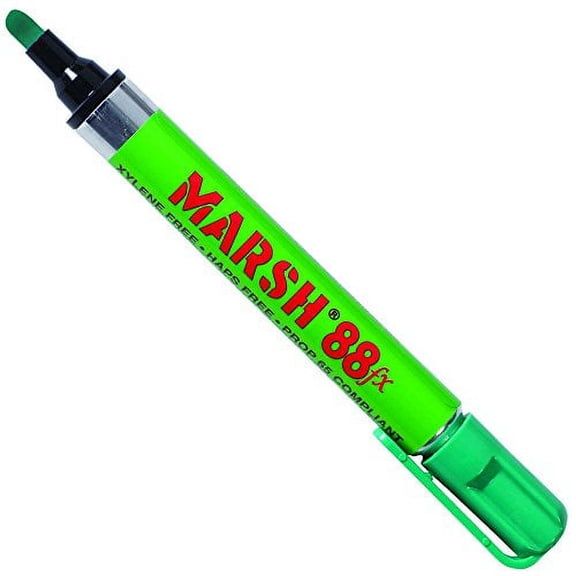 Partners Brand PMK110GN Marsh 88fx Metal Paint Markers, Green (Pack of 12)
