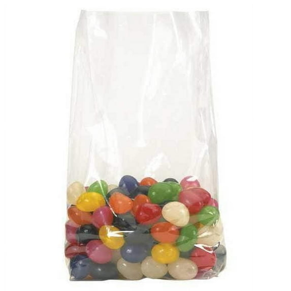 Box Partners Gusseted 2 Mil Poly Bags 10" x 6" x 18" Clear 1000/Case PB1588