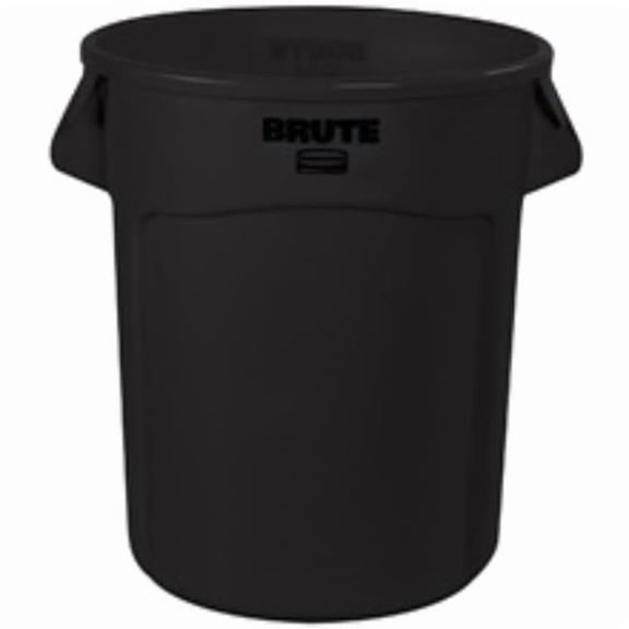 Partners Brand RUB320CBL 20 gal Brute Trash Can, Black