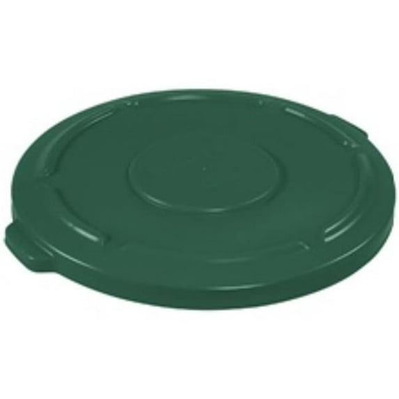 Partners Brand RUB355LG 55 gal Brute Flat Trash Can Lid, Green