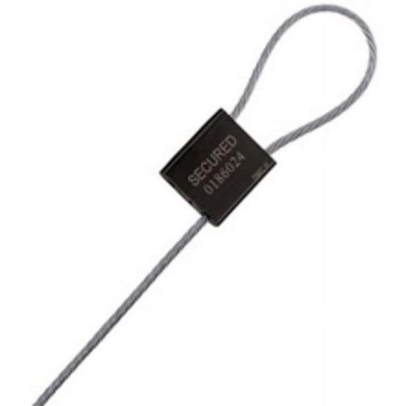 Partners Brand SE1060B 0.12 x 12 in. Cable Seals, Black