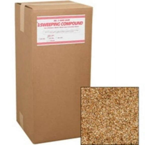 Partners Brand SWEEP1200 200 lbs Gritless Sweeping Compound Bag, Brown