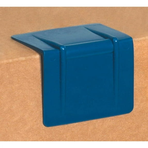 Box Partners Plastic Strap Guards 2 1/2" x 2" Blue 1000/Case SPP252B
