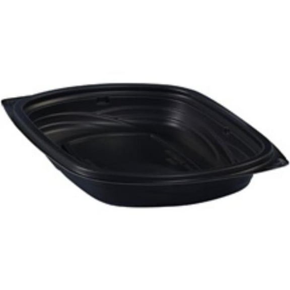 Partners Brand TAK16 16 oz Take-Out Containers, Black