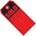 thumbnail image 1 of Box Partners G26010 4.75 x 2.38 in. Sold Retail Tags, Red & Black - Case of 500, 1 of 1