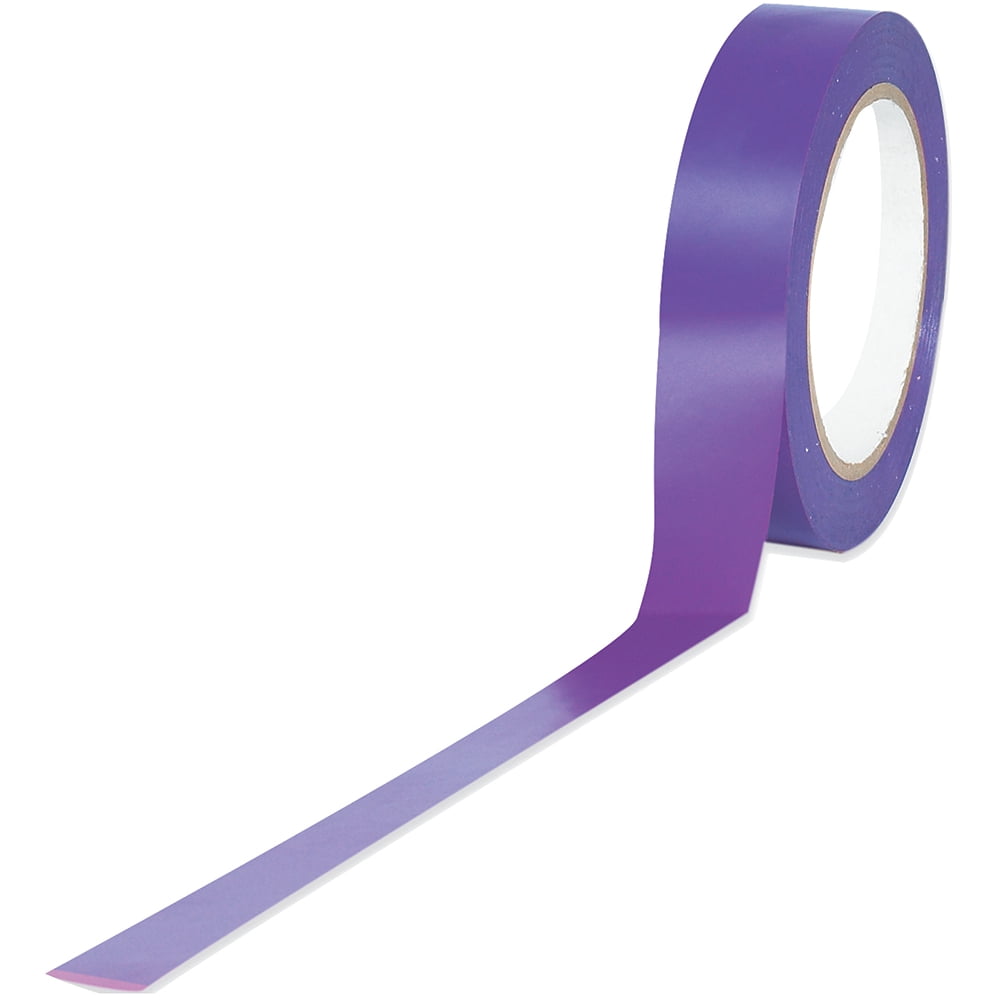 Tape Logic Solid Vinyl Safety Tape 6.0 Mil 1" x 36 yds Purple 3/Case T91363PKP