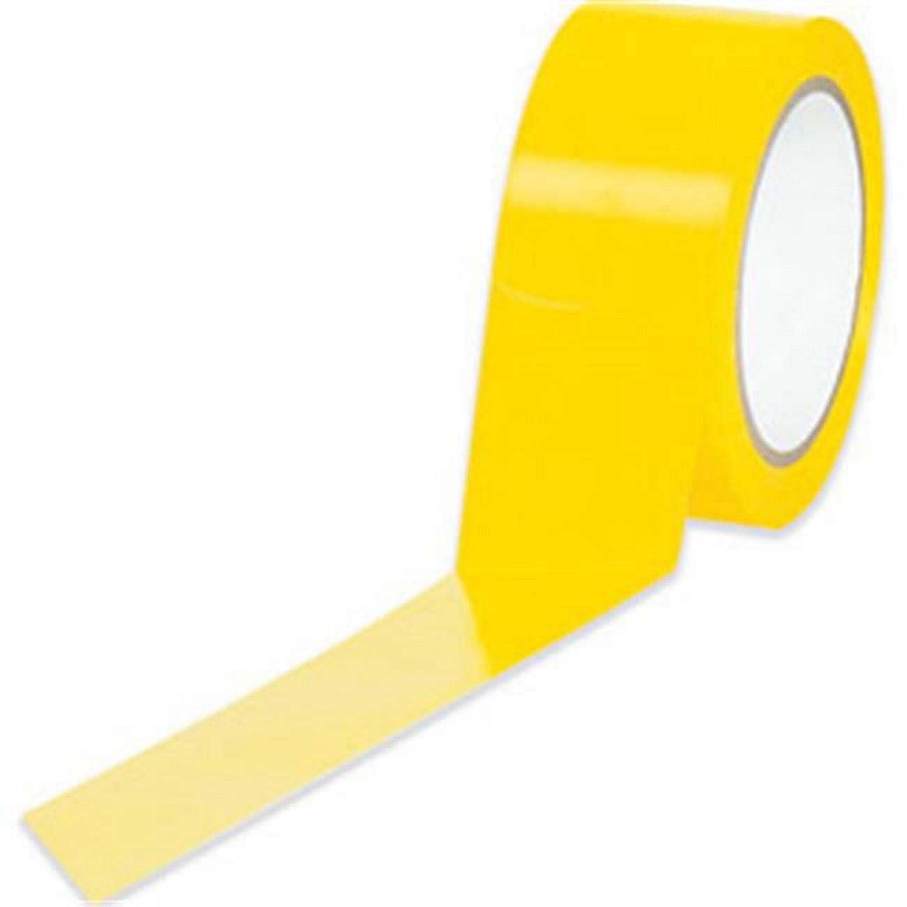 The Packaging Wholesalers Tape Logic Solid Vinyl Safety Tape 6.0 Mil 3" x 36 yds. Yellow 16/Case