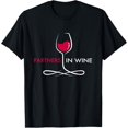 thumbnail image 1 of Partners In Wine - Wine Gifts for Couples Funny Drinking T-Shirt, 1 of 3