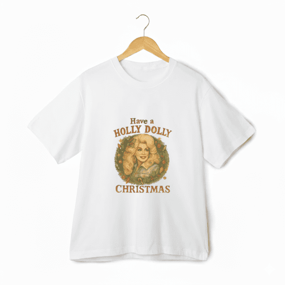 Parton Christmas Classic Holiday Country Retro Graphic Unisex T-Shirt, up to size 5XL