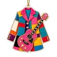 thumbnail image 1 of Parton Home Decor Dolly Christmas Figurine, Country Music Theme Christmas Tree Ornaments Holly Holiday Hanging Xmas Tree Decoration, Style-E, 1 of 5