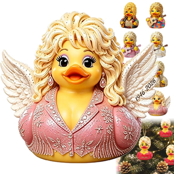 Parton Memorial Duck, Dolly Memorial Duck, Music Decor, A Thoughtful Gift for Music Fans and Anyone Who Appreciates Unique Music Decor Figurines, G