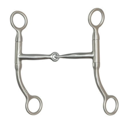 Partrade, Bit WW Ropr Coll Med Shnk Snaffle 5-1/8andquot;