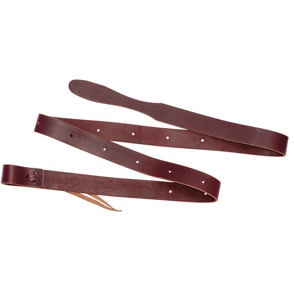 Partrade Latigo Leather Tie Strap Burgundy