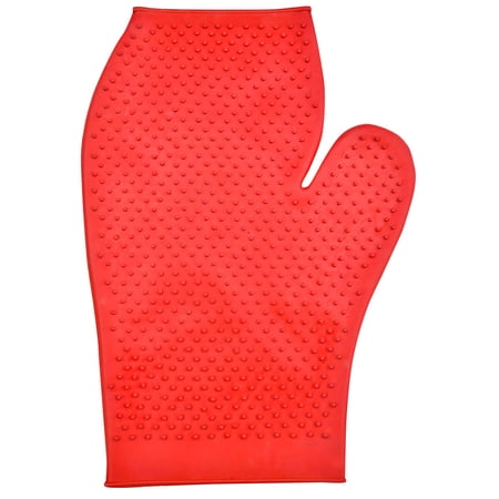 Rubber Glove Massage Mitt for Horses