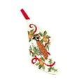 thumbnail image 1 of Partridge In Pear Petit Point Christmas Mini Stocking 3" x 5", 1 of 4
