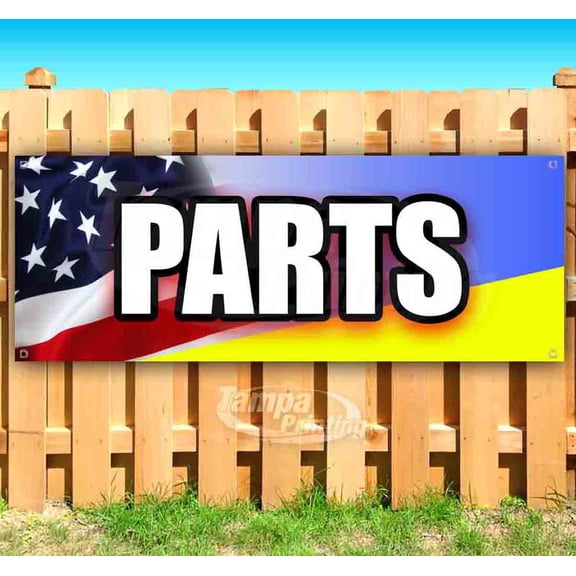 Parts 13 oz Vinyl Banner With Metal Grommets