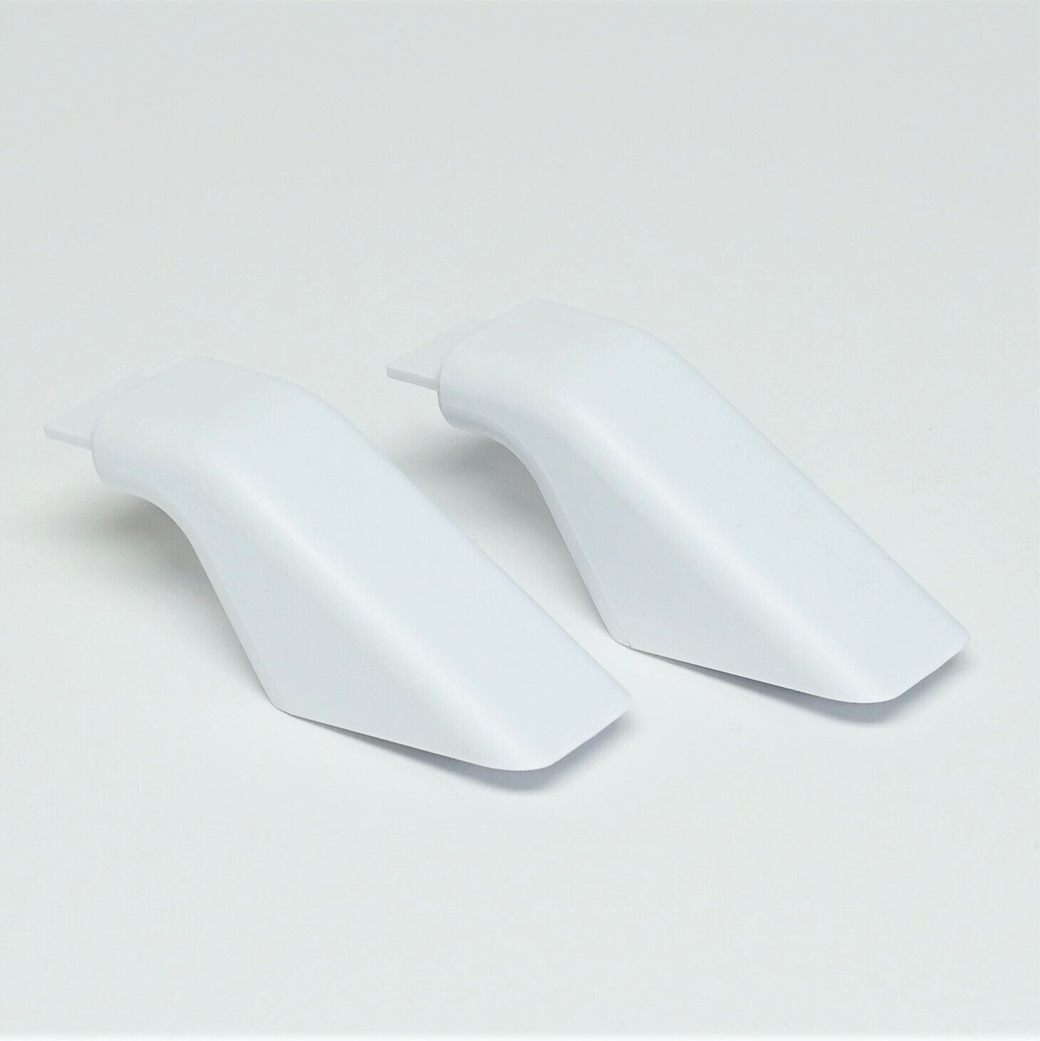 Parts 2 PAK of WB7X7189 for GE Range Oven Door Handle White End Cap