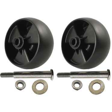 2-Pack Mower Deck Wheels – Fits John Deere AM54223 AM32639, Cub Cadet 144398-C1 – Parts 4 Outdoor