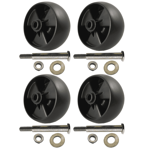 Parts 4 Outdoor 4Pk Deck Wheel for Cub Cadet 734-04155 Toro 112-0677 72-025 210-275 13AK11CK712