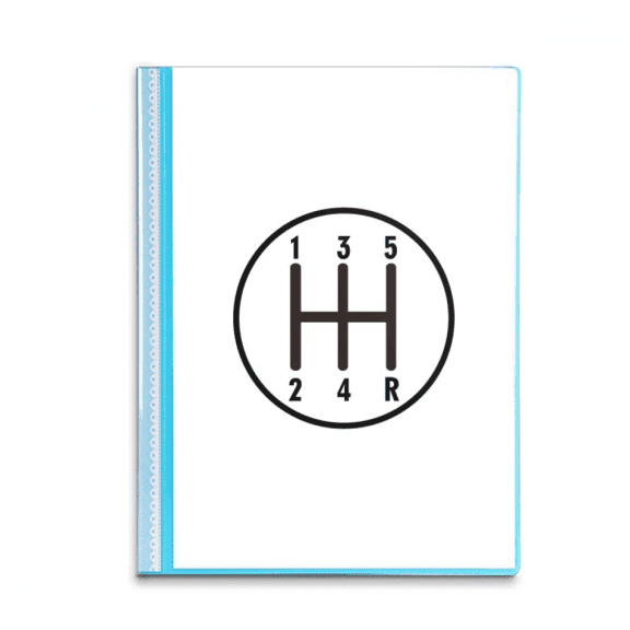 Parts Car Traffic Reverse Book Sheet Protectors Portfolio Binder Folder