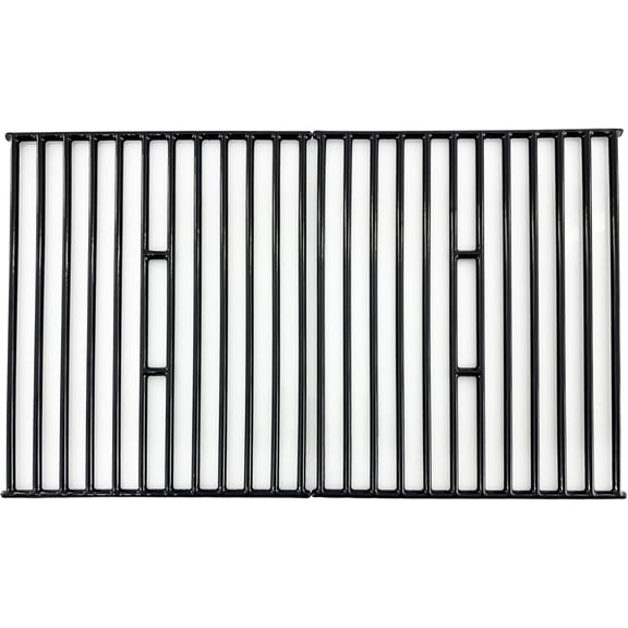 Parts DC112 set of 2 Cast iron Cooking Grid Grates (15" x 12 3/4" Each) Replacement for Broil King 9453-54, 9453-57, 9453-64, 9865-54, 9453-67, Broil-Mate, Silver Chef, Sterling Gas Grill