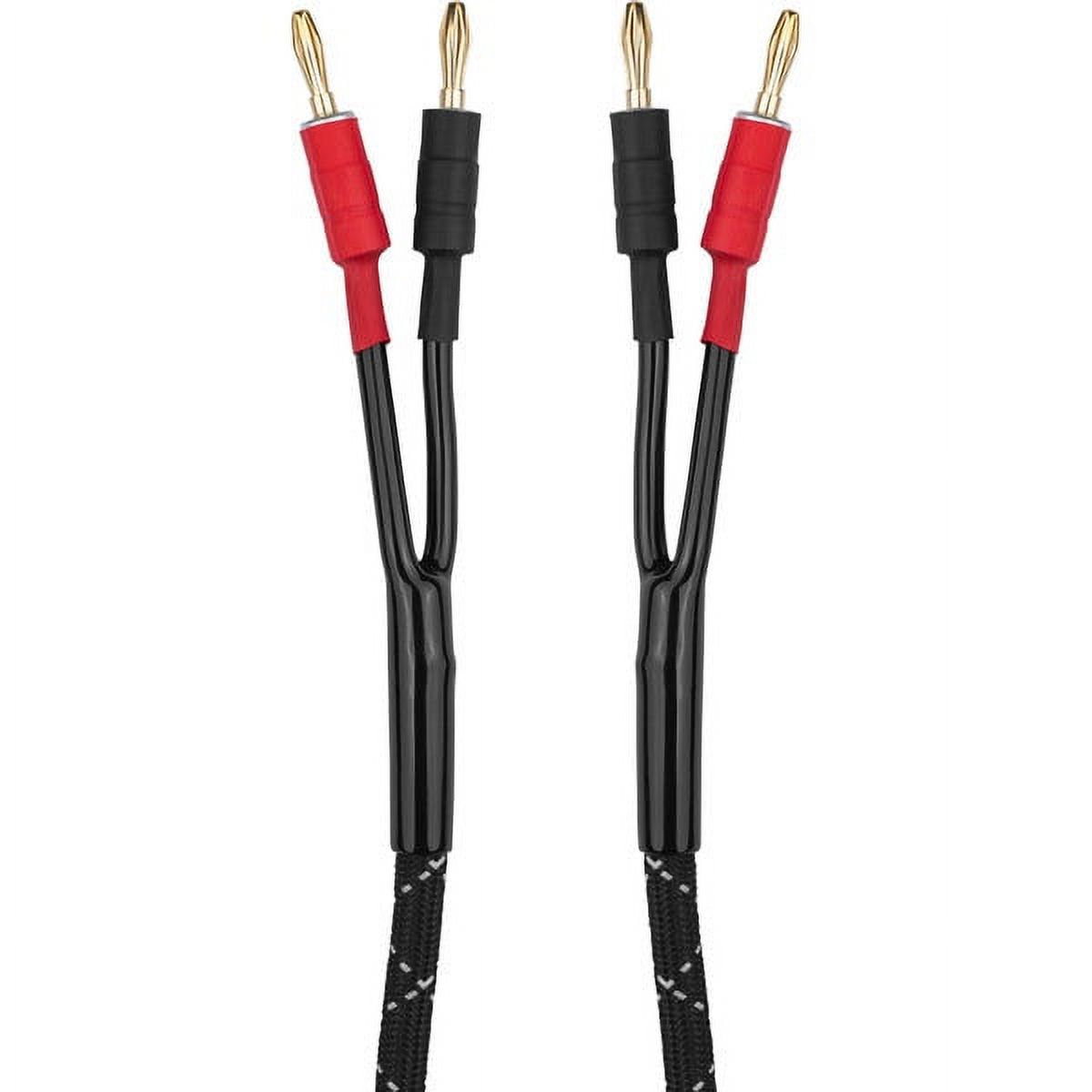 Parts Express 14 AWG 25ft Professional Grade Braided Speaker Cable Wire ...