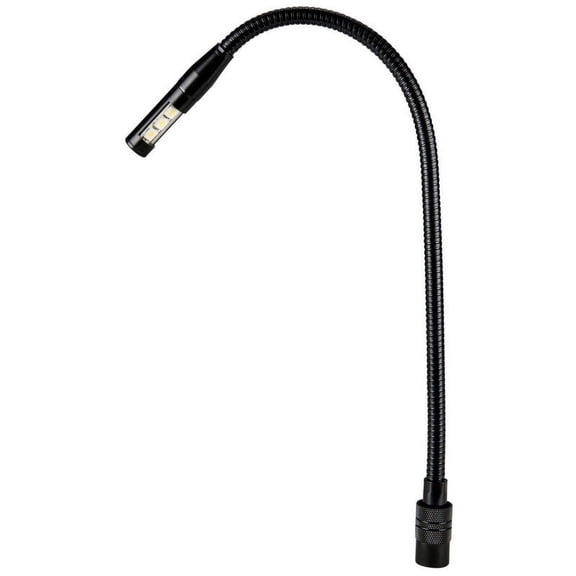 Parts Express 3-Segment LED 12" Flexible Gooseneck Mixing Console Lamp with Locking BNC