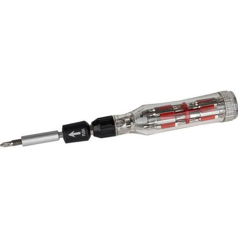Parts Express 30 in 1 Extendable Precision Ratcheting Multi Bit Screwdriver 15 Double Sided Bits