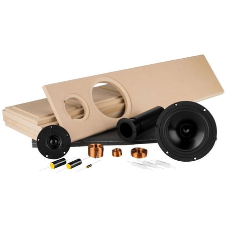 Parts Express Amiga MT Tower Speaker Kit with Knock-Down Cabinet