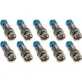 thumbnail image 1 of Parts Express BNC RG-6 Quad Compression Connectors 10-Pack, 1 of 3