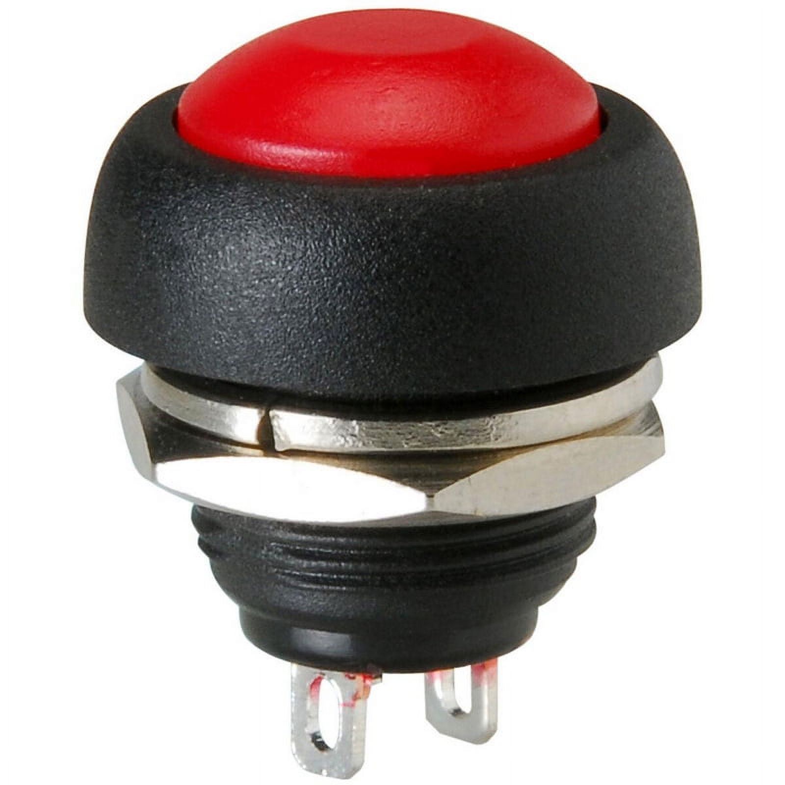 Express Button Parts Express Momentary N.O. Raised Push Button Switch Red 3A 125V ...